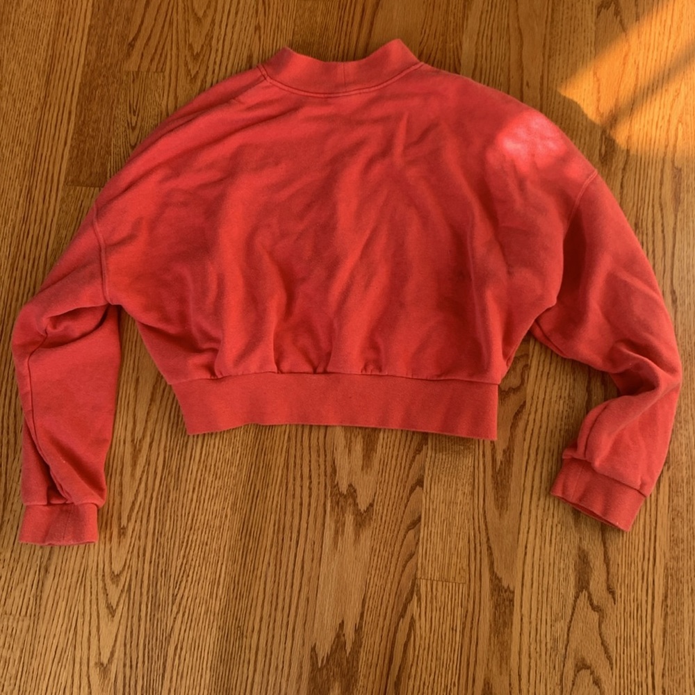 Nike, oversized cropped mock neck, pullover - Picture 2 of 3